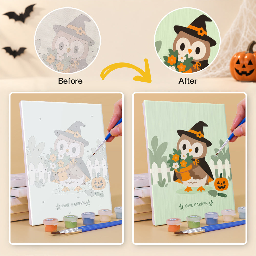 Halloween Garden Helpers mini paint by numbers – image 10