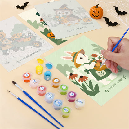 Halloween Garden Helpers mini paint by numbers – image 12
