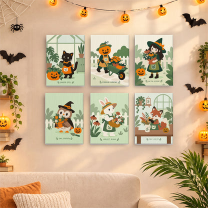 Halloween Garden Helpers mini paint by numbers – image 17