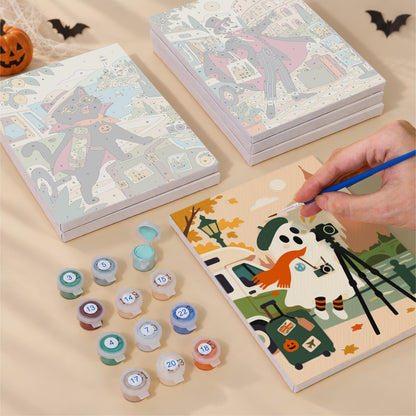 Skeleton and Ghost World Tour mini paint by numbers – image 4
