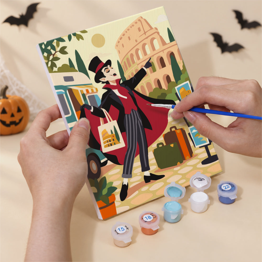 Skeleton and Ghost World Tour mini paint by numbers – image 5