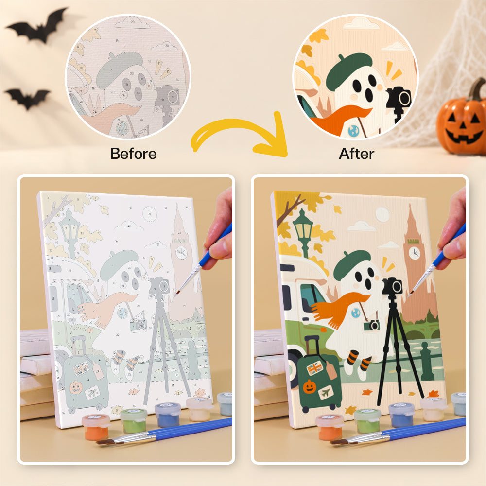 Skeleton and Ghost World Tour mini paint by numbers – image 10