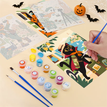 Skeleton and Ghost World Tour mini paint by numbers – image 12