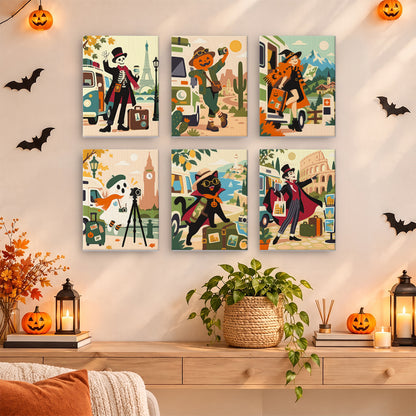 Skeleton and Ghost World Tour mini paint by numbers – image 14