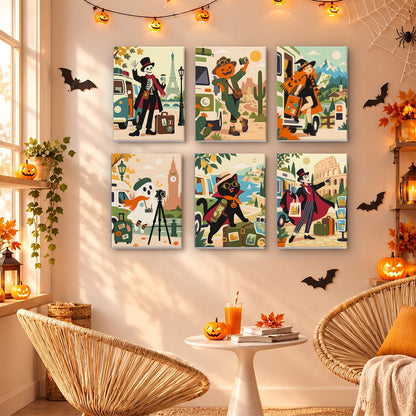 Skeleton and Ghost World Tour mini paint by numbers – image 16