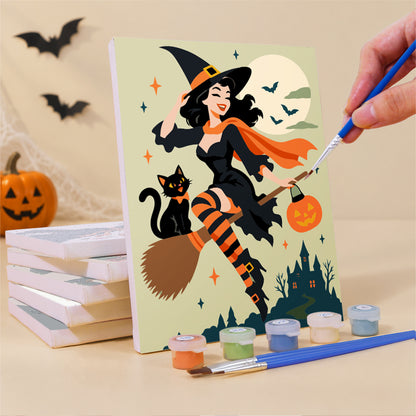Classic Halloween Characters mini paint by numbers – image 3