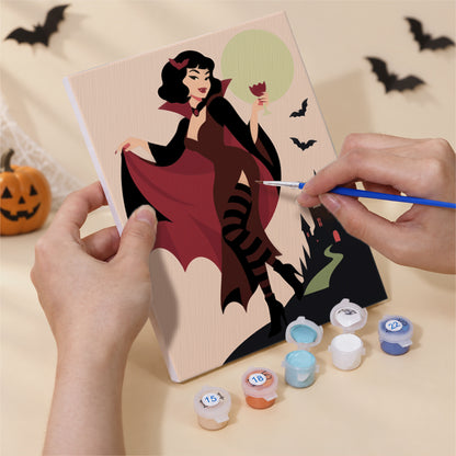 Classic Halloween Characters mini paint by numbers – image 5