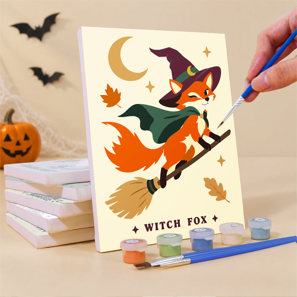 Quirky Halloween Creatures mini paint by numbers – image 3