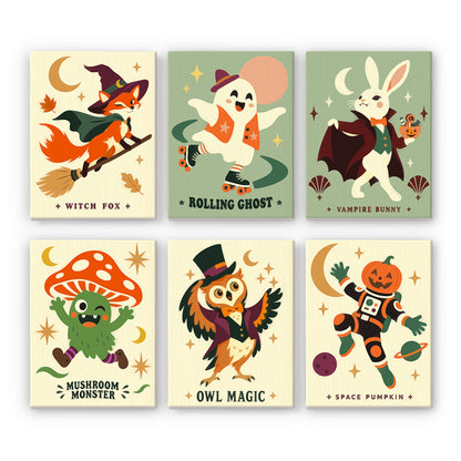 Quirky Halloween Creatures mini paint by numbers – image 7