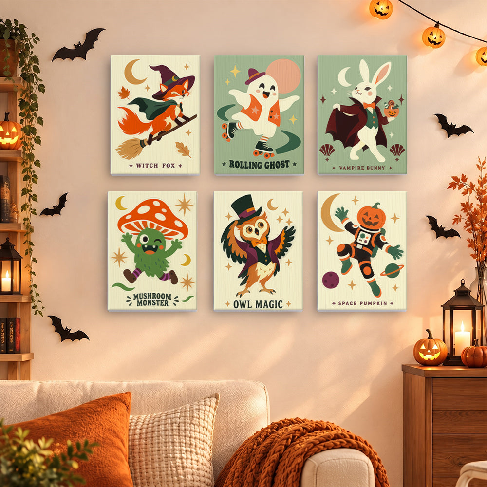 Quirky Halloween Creatures mini paint by numbers – image 15