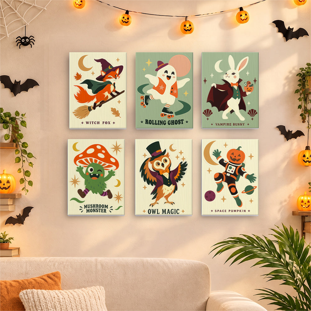 Quirky Halloween Creatures mini paint by numbers – image 17