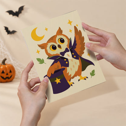 Flamingo Witch and Skater Pumpkin mini paint by numbers – image 6