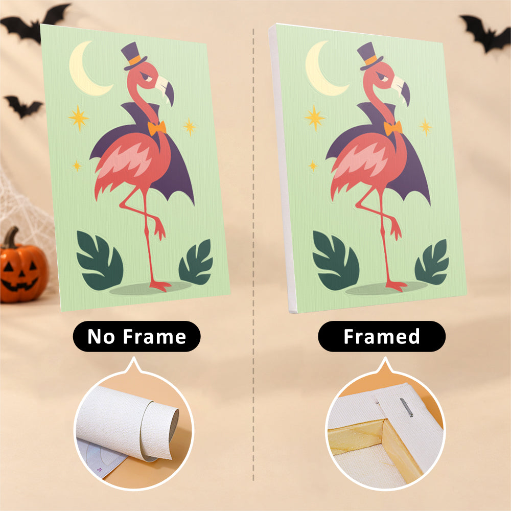 Flamingo Witch and Skater Pumpkin mini paint by numbers – image 13