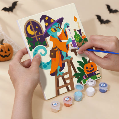 Halloween Potion Lab Animals mini paint by numbers – image 5