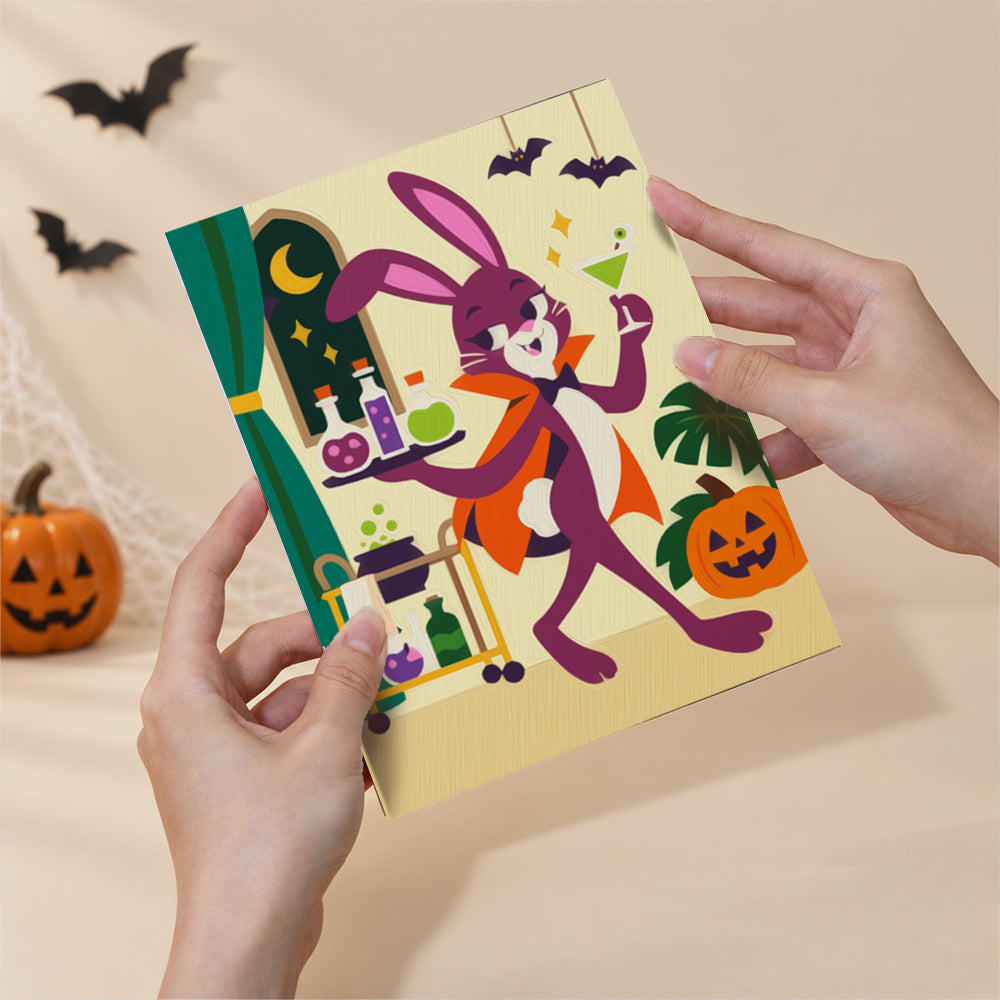 Halloween Potion Lab Animals mini paint by numbers – image 6