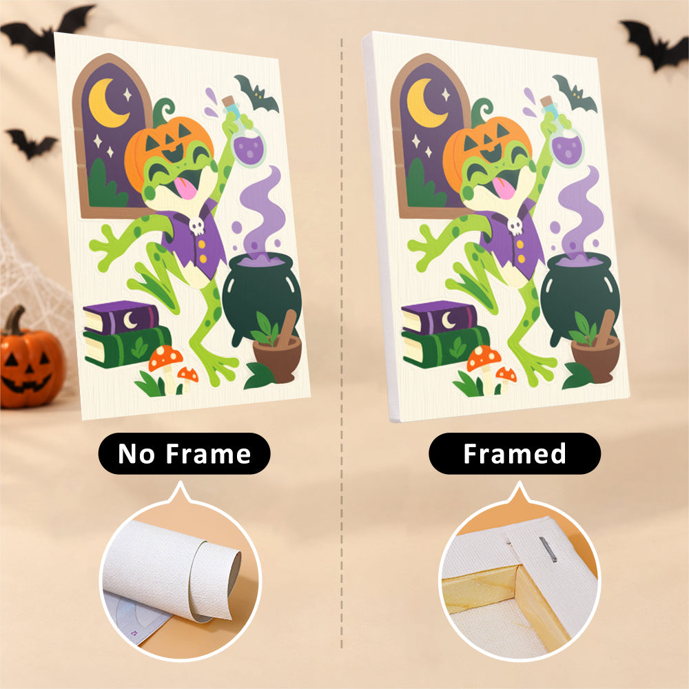 Halloween Potion Lab Animals mini paint by numbers – image 13
