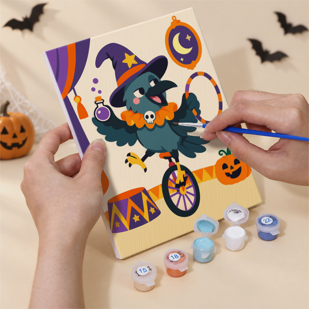 Halloween Circus Animals mini paint by numbers – image 5