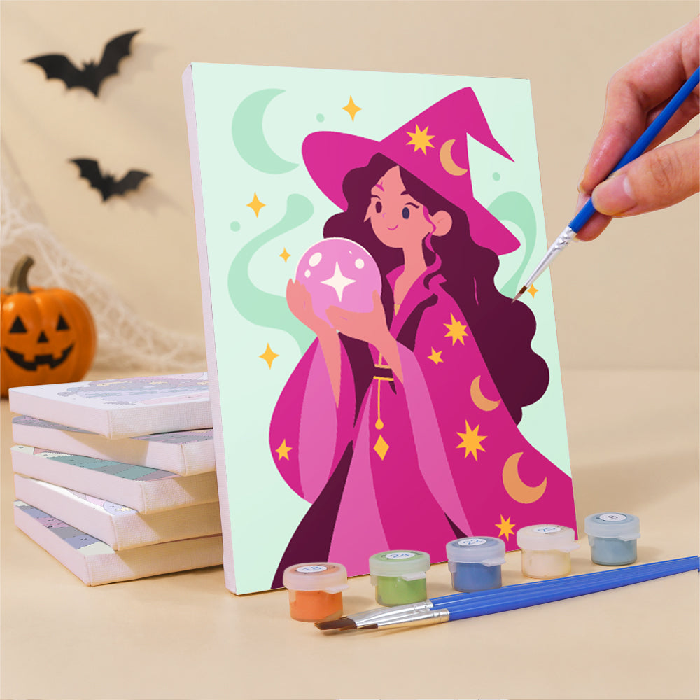 Mystical Witches and Wizards mini paint by numbers – image 3