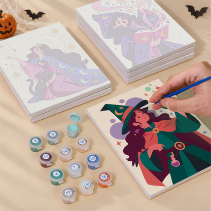 Mystical Witches and Wizards mini paint by numbers – image 4