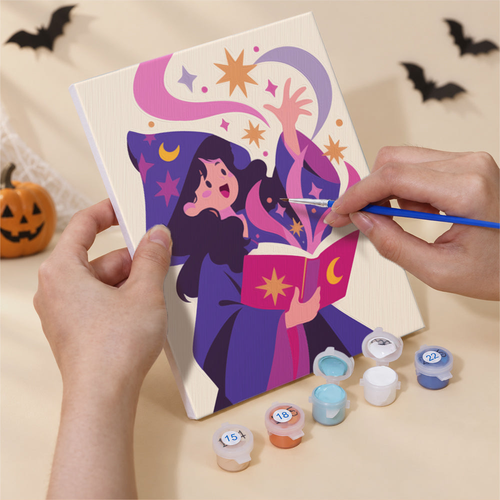 Mystical Witches and Wizards mini paint by numbers – image 5