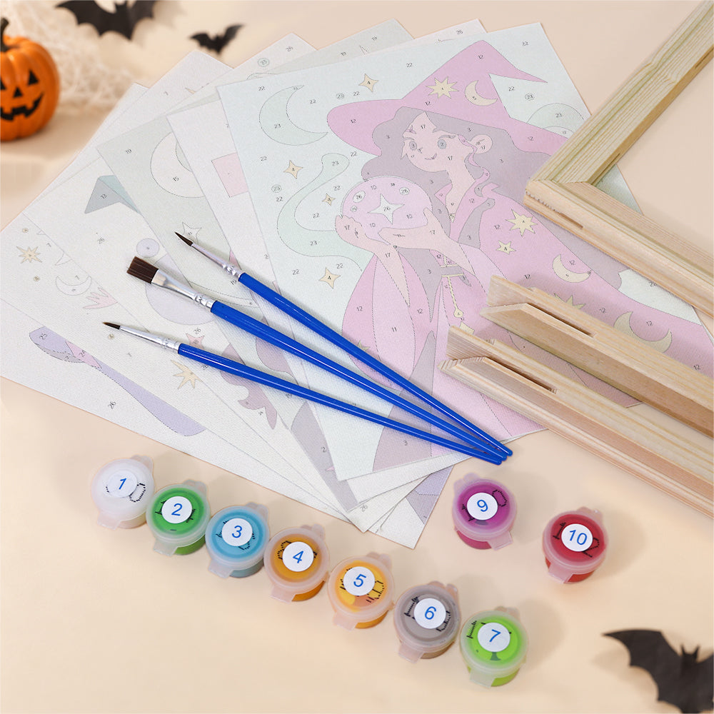 Mystical Witches and Wizards mini paint by numbers – image 11