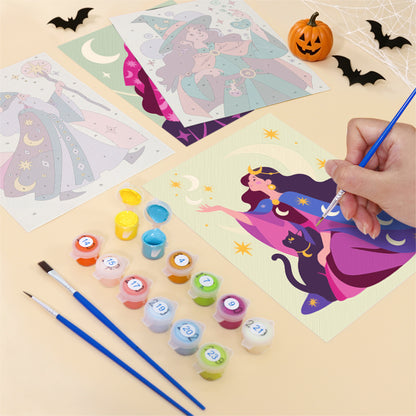 Mystical Witches and Wizards mini paint by numbers – image 12