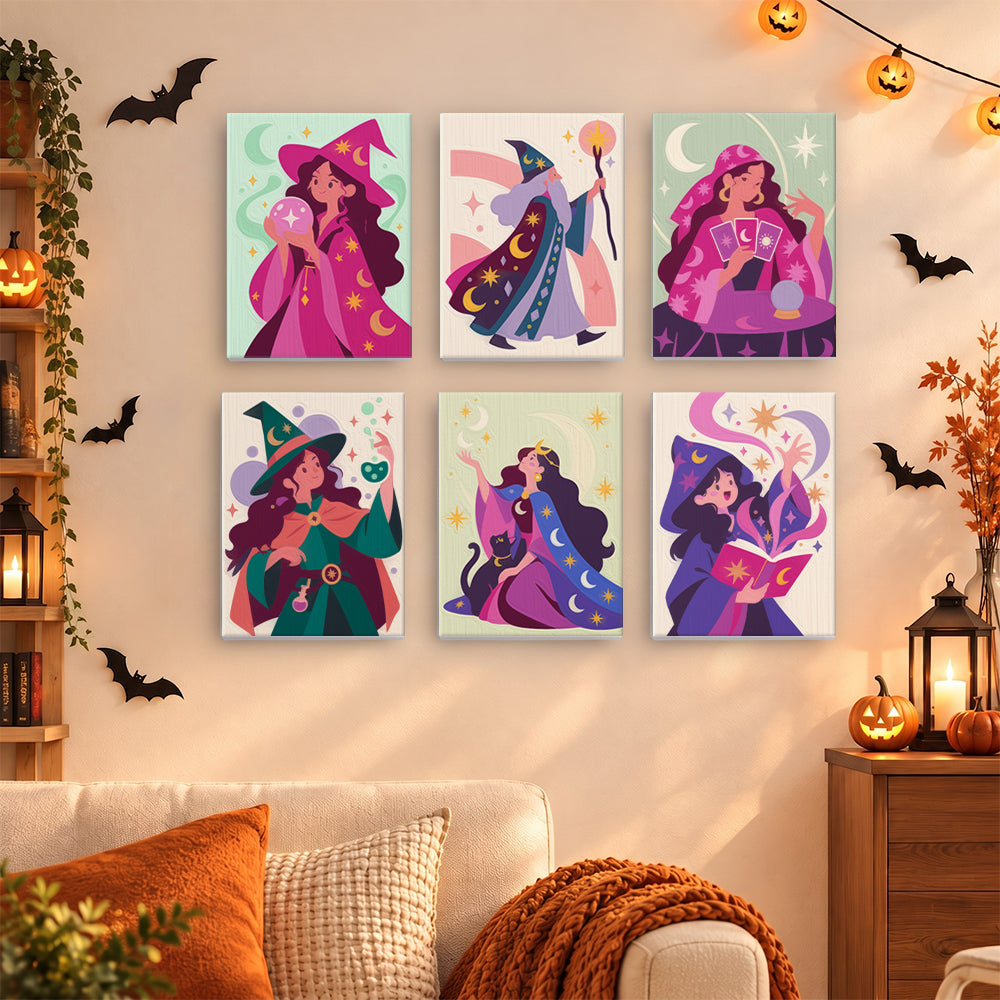 Mystical Witches and Wizards mini paint by numbers – image 15