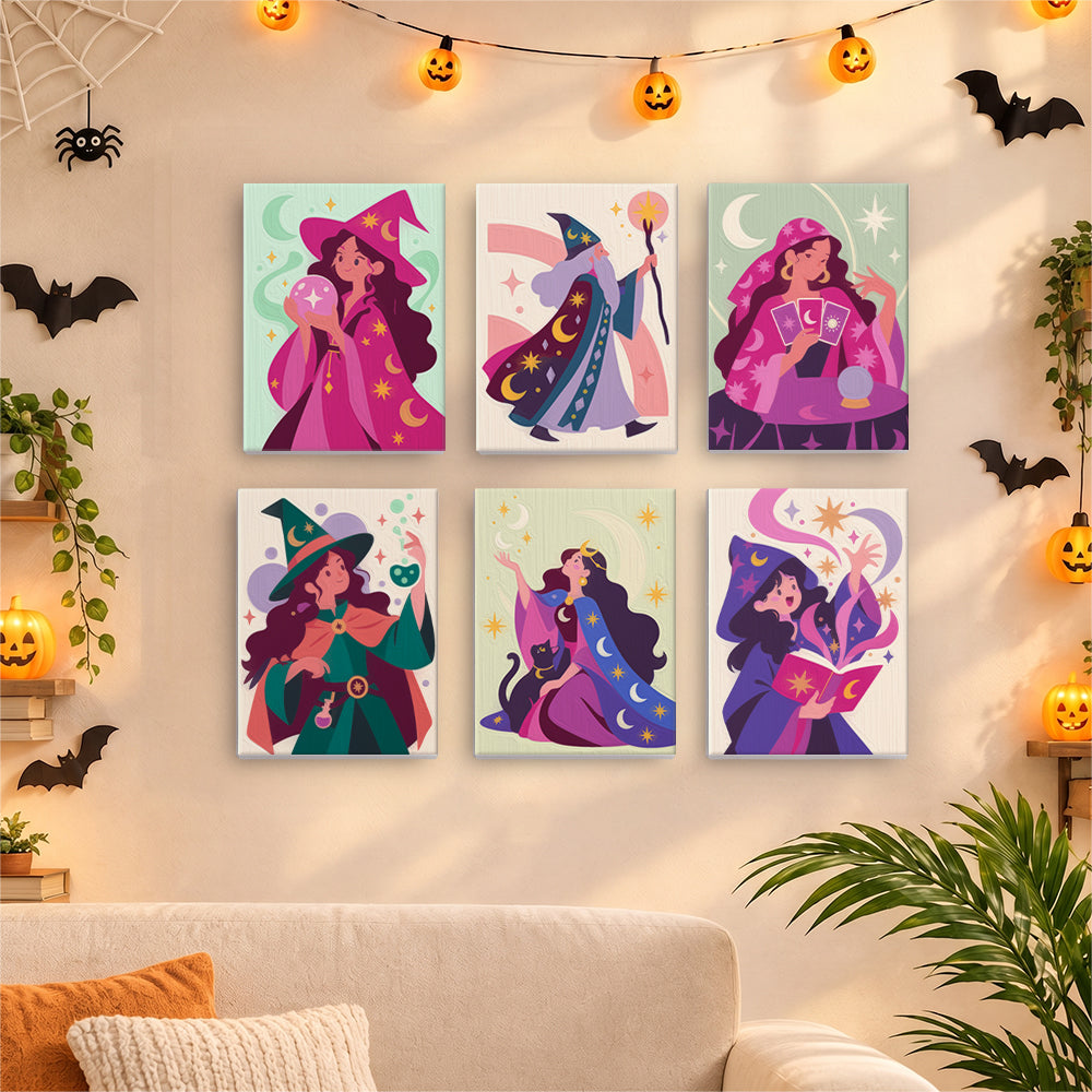 Mystical Witches and Wizards mini paint by numbers – image 17