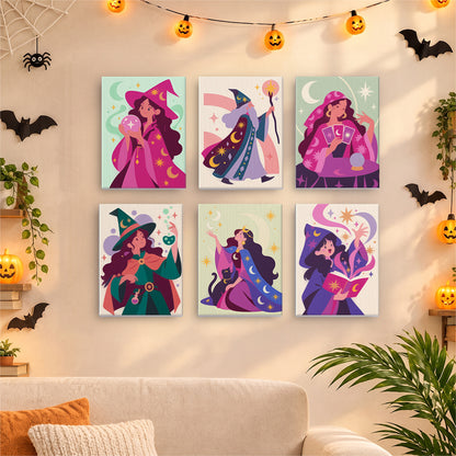 Mystical Witches and Wizards mini paint by numbers – image 17