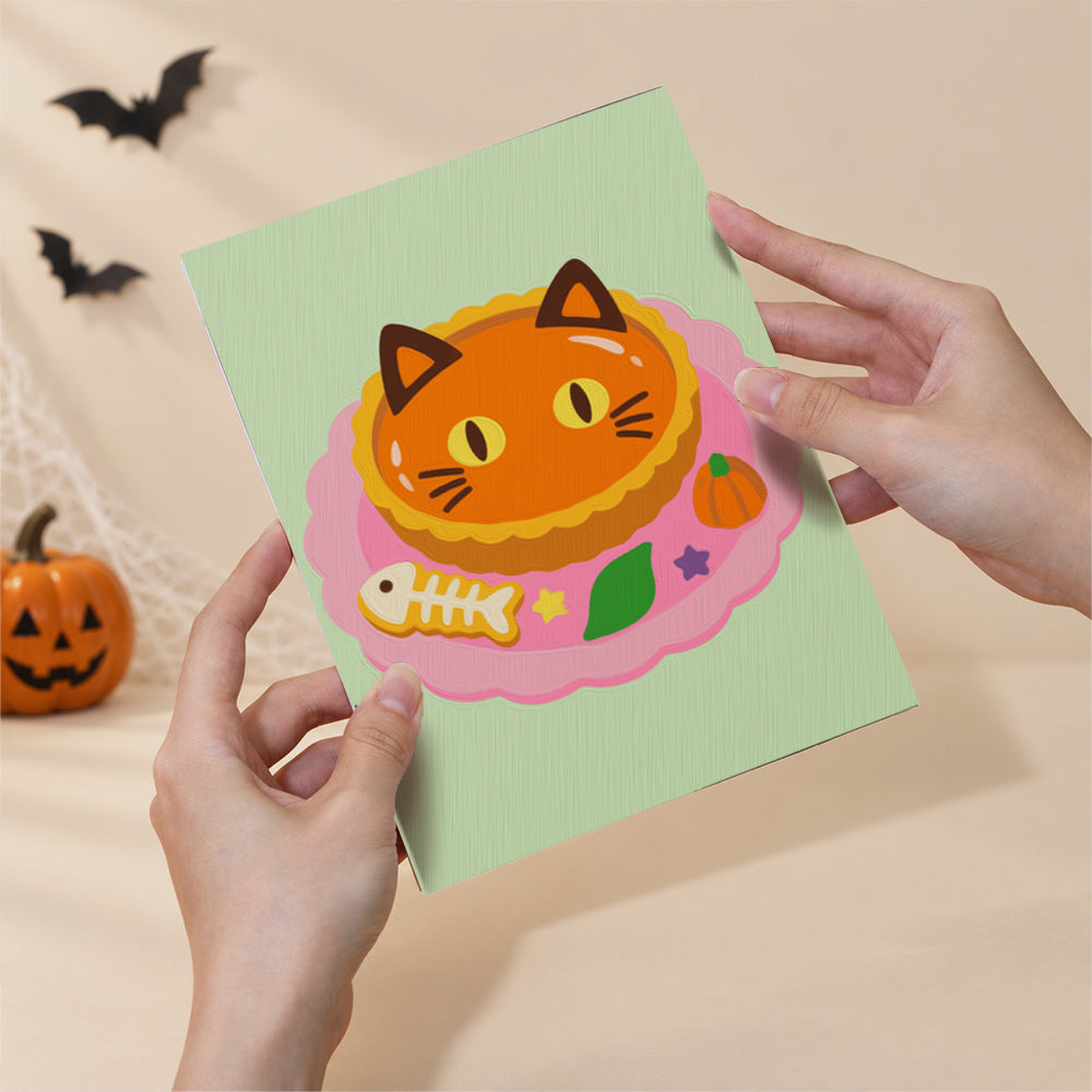 Ghost Pudding and Mummy Toast mini paint by numbers – image 6