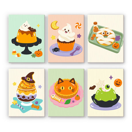 Cute Halloween Treats mini paint by numbers – image 7