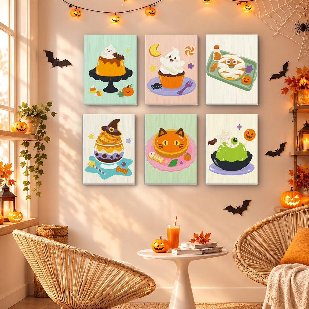 Ghost Pudding and Mummy Toast mini paint by numbers – image 16