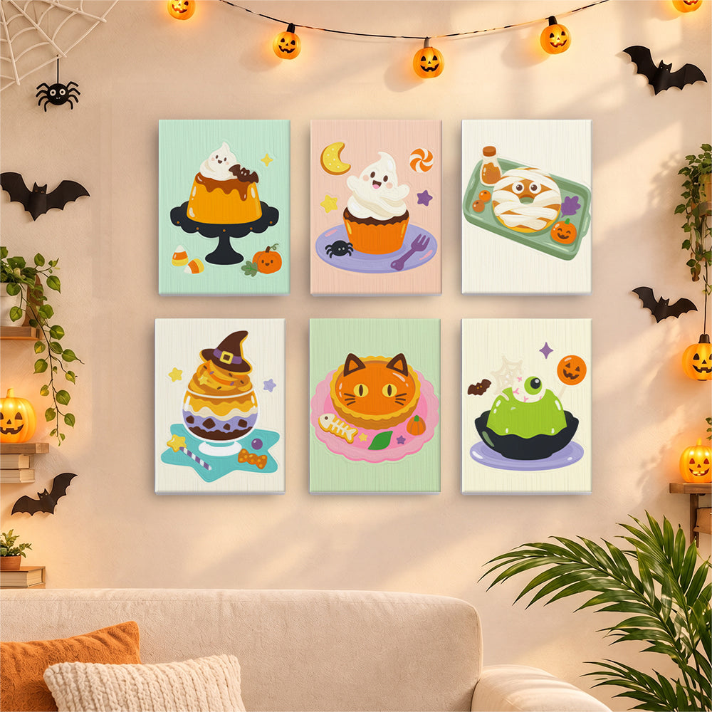 Ghost Pudding and Mummy Toast mini paint by numbers – image 17