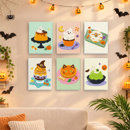 Ghost Pudding and Mummy Toast mini paint by numbers – image 17