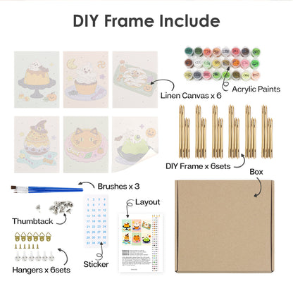 Ghost Pudding and Mummy Toast mini paint by numbers – image 18