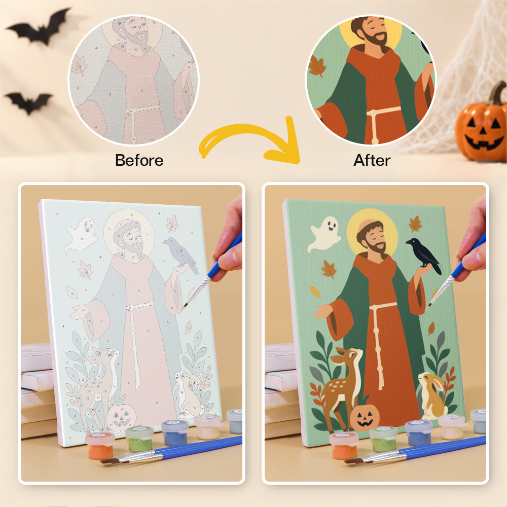 All Hallows Saints and Black Cats mini paint by numbers – image 10