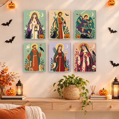 All Hallows Saints and Black Cats mini paint by numbers – image 14