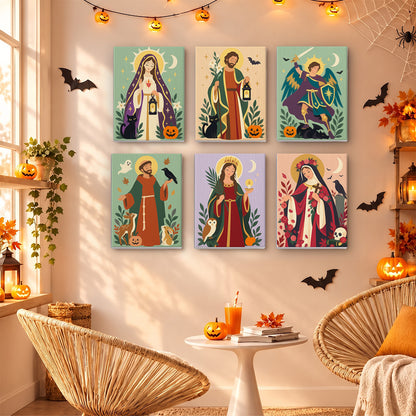 All Hallows Saints and Black Cats mini paint by numbers – image 16