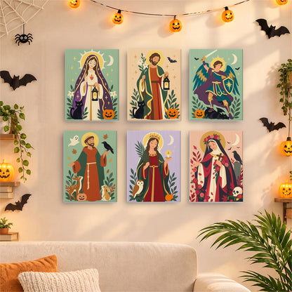 All Hallows Saints and Black Cats mini paint by numbers – image 17