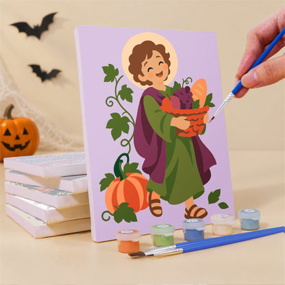 Madonna and Saints at Harvest mini paint by numbers – image 3