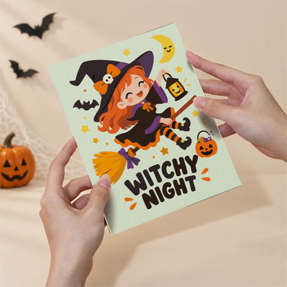Cute Halloween Characters mini paint by numbers – image 6