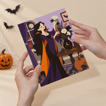 Ghost Baker and Pumpkin Painter mini paint by numbers – image 6