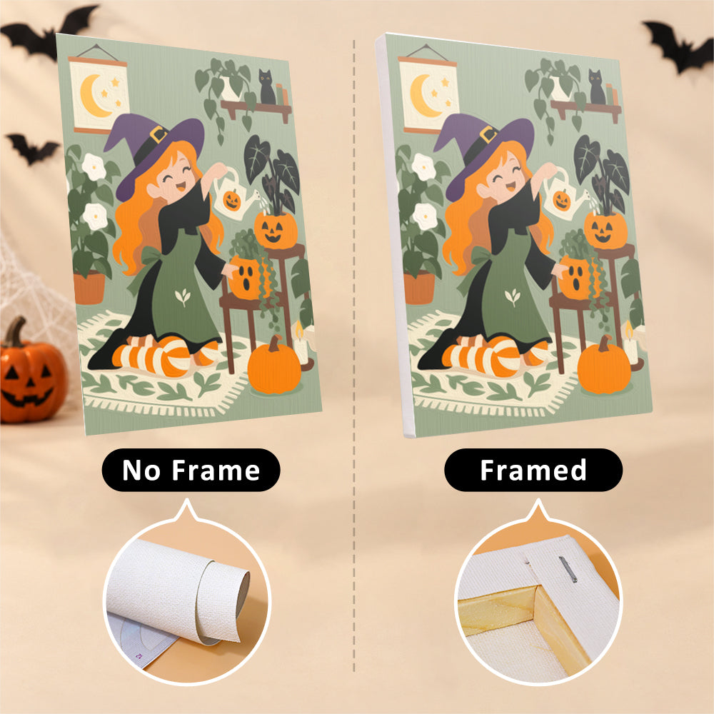 Ghost Baker and Pumpkin Painter mini paint by numbers – image 13