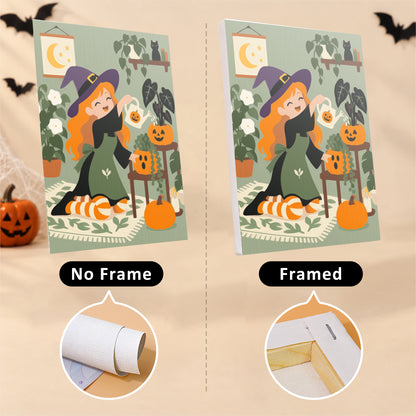 Ghost Baker and Pumpkin Painter mini paint by numbers – image 13