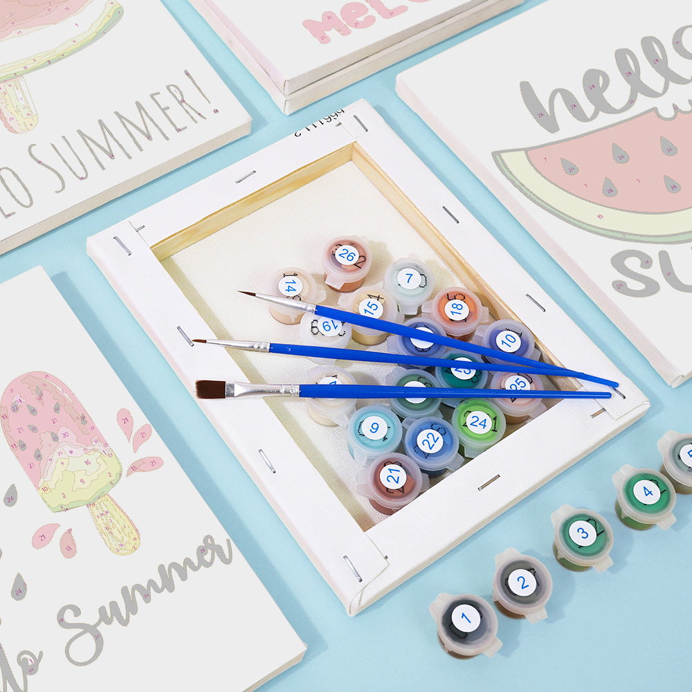 Watermelon Summer mini paint by numbers – image 2