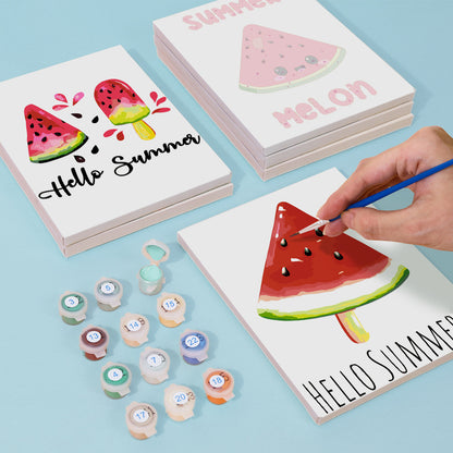Watermelon Summer mini paint by numbers – image 4