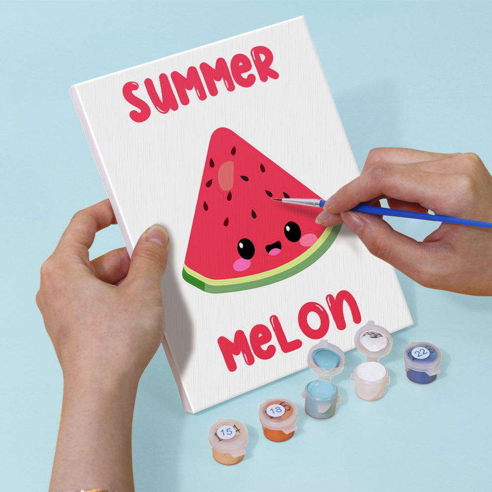 Watermelon Summer mini paint by numbers – image 5