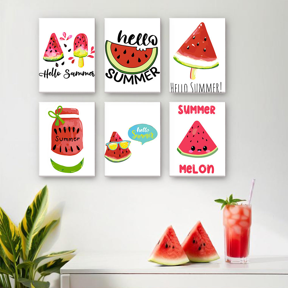 Watermelon Summer mini paint by numbers – image 17