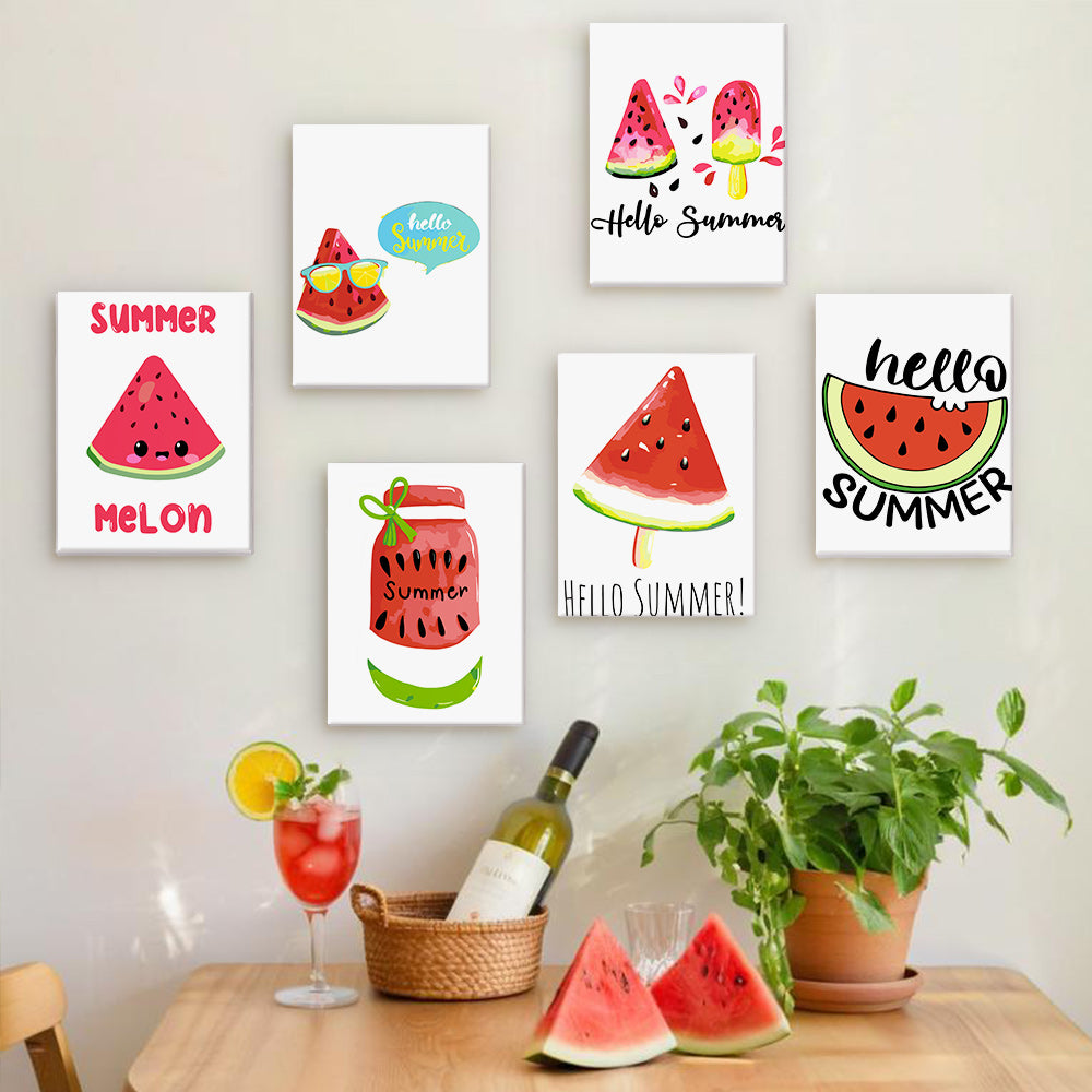 Watermelon Summer mini paint by numbers – image 18