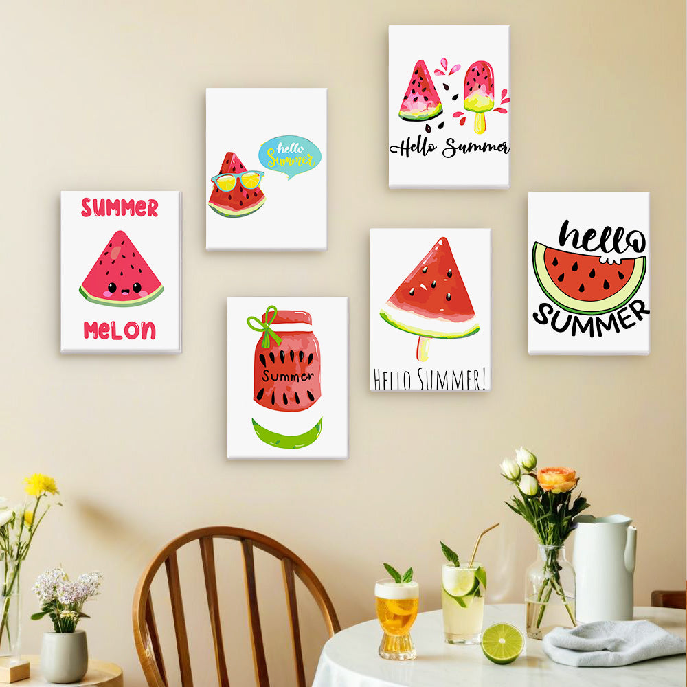 Watermelon Summer mini paint by numbers – image 19